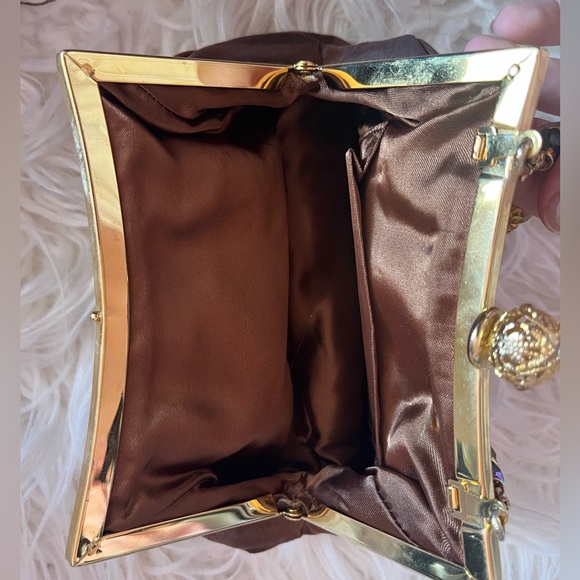 Vintage Ornate Beaded Evening Clutch Purse - Picture 7 of 8